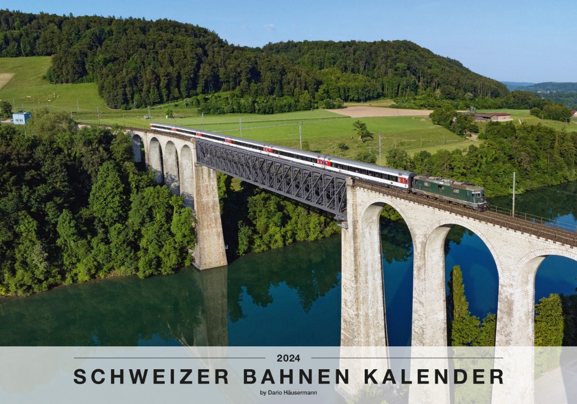 Kalender 2024 Schweizer Bahnen